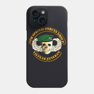 5th Special Forces Group - Skull Wings Beret Phone Case