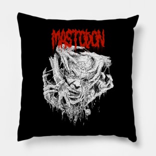 Creeping Skull Mastodon Pillow