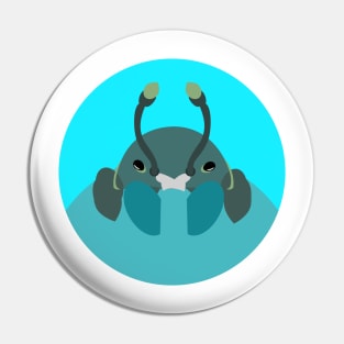 Little Crab Blue Pin