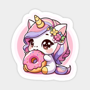 Unicorn donut Magnet