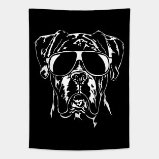 Funny Boxer Dog sunglasses cool dog gift Tapestry