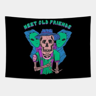 Meet Old Friends Tapestry