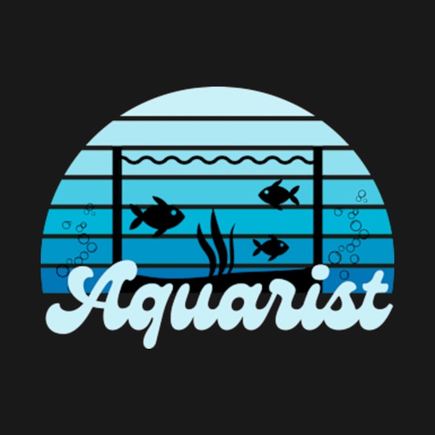 Cool Aquarist Fishkeeper Aquascaping Gift by Davidsmith