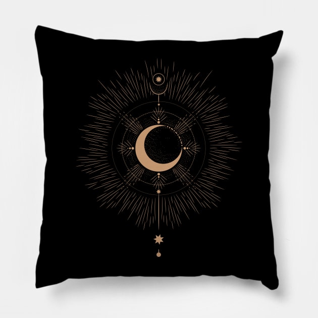 Celestial Being Pillow by Kat Heitzman