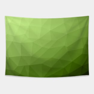 Greenery ombre gradient geometric mesh pattern Tapestry