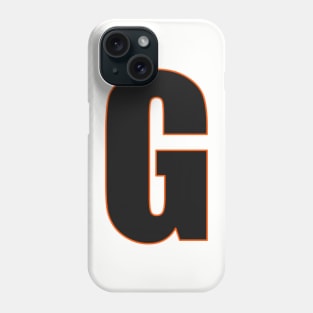 Bold in Black: G's Defining edge Phone Case