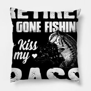 Retired & go fishing Pillow