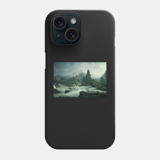 Flash Flood in a Forest Phone Case