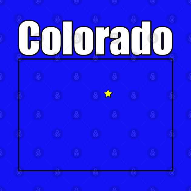 Minimalist Colorado by Patsi Nahmi Designs