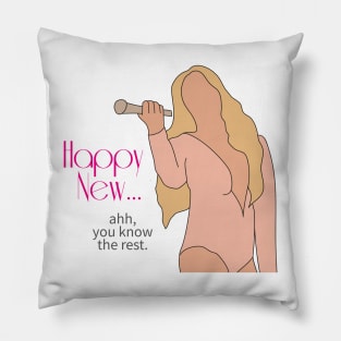 Mariah Carey Happy New Year Performance Meme Pillow