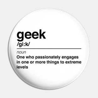 Geek definition Pin