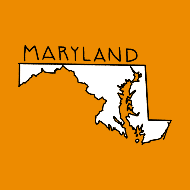 The State of Maryland - No Color by loudestkitten