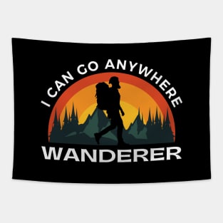WANDERER, I can go anywhere Tapestry