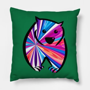 Colorful Wombat 2 Pillow