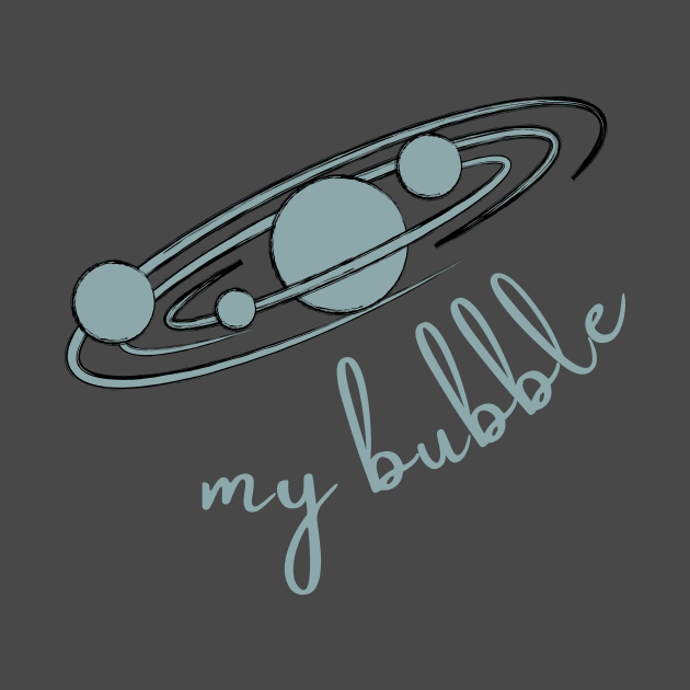 My Blue Space Bubble by Clue Sky