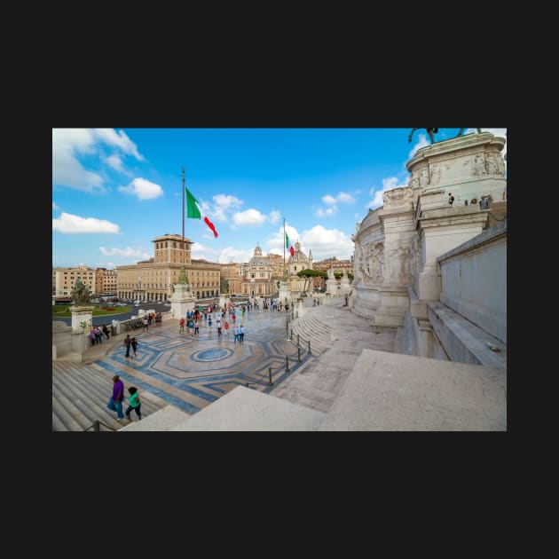 Piazza Venezia in Roma, Italy by JohnKruger