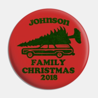 Johnson Family Chistmas Pin