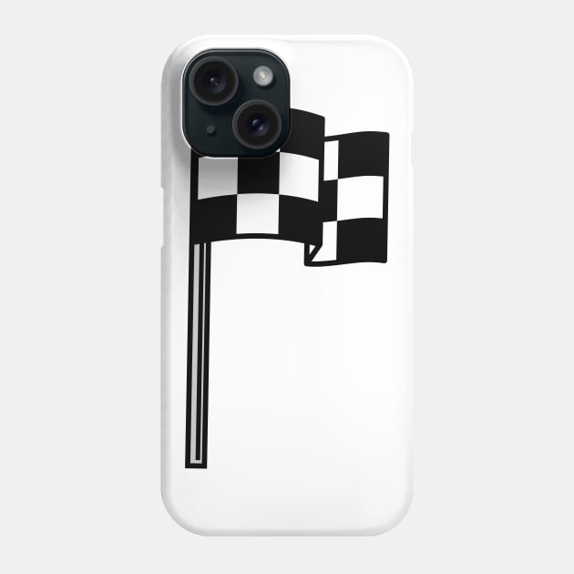 Race Flag Phone Case by ShirtyLife