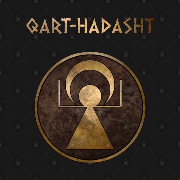 Carthage Ancient Symbol of Qart-Hadasht by AgemaApparel