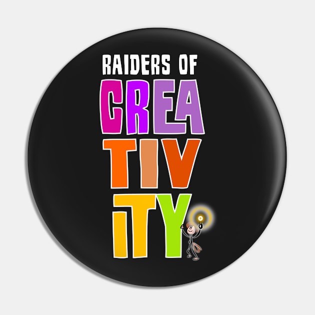 Raiders of Creativity Pin by eSeaty
