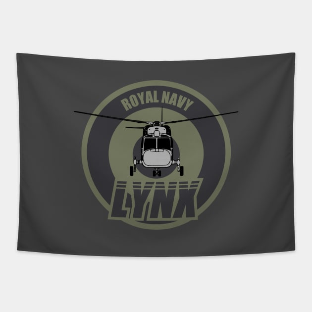 Royal Navy Lynx Patch (subdued) Tapestry by TCP