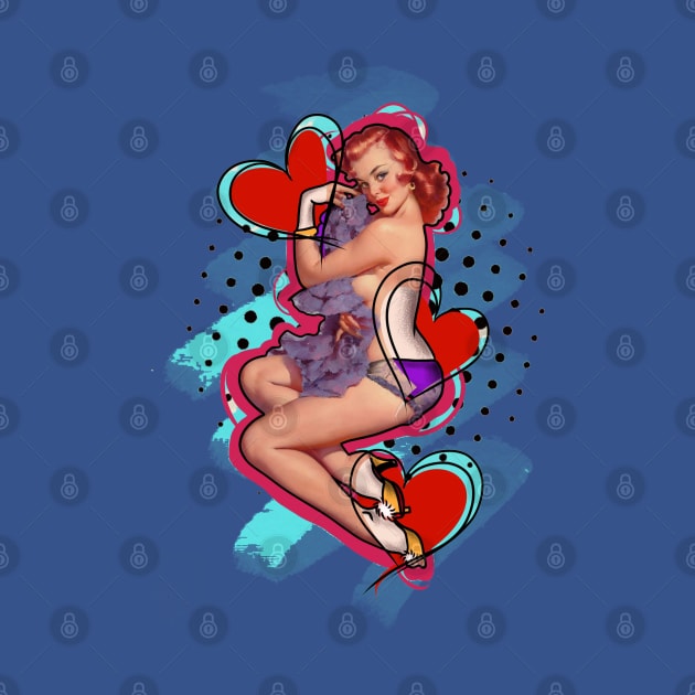 Pin up heart by Jahaziel Sandoval