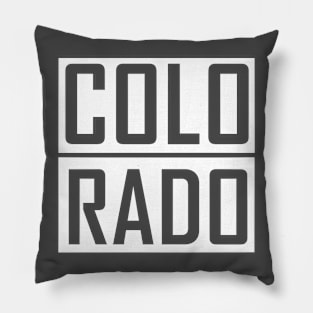 Colorado Plain and Simple Pillow