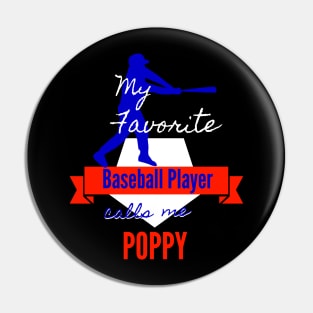 Little League Baseball Gift for Grandfather Pin