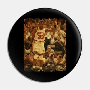 Patrick Ewing - Vintage Design Of Basketball Pin