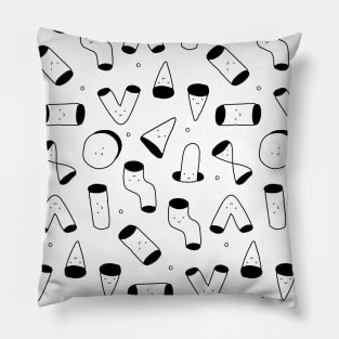 Fun Abstract Geometric Shapes Pillow