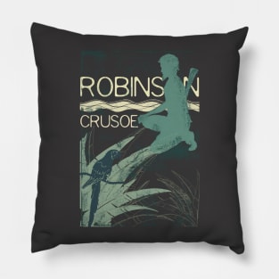 Books Collection: Robinson Crusoe Pillow