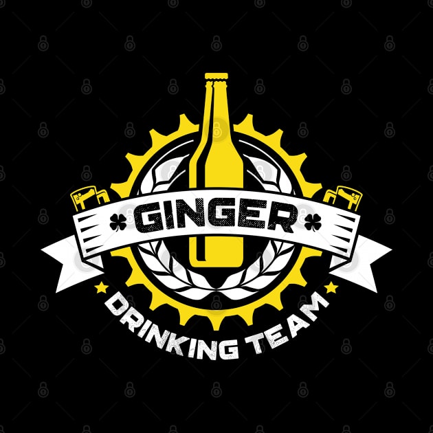 Ginger Drinking Team Irish St Patricks Day by trendingoriginals