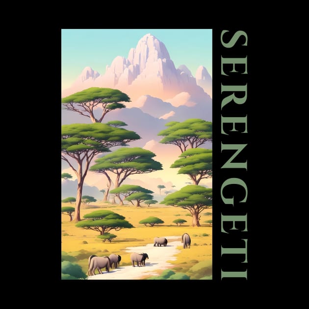 serengeti national park by Ghiblistrokes