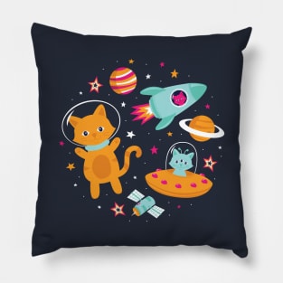 Cosmic Cats Pillow