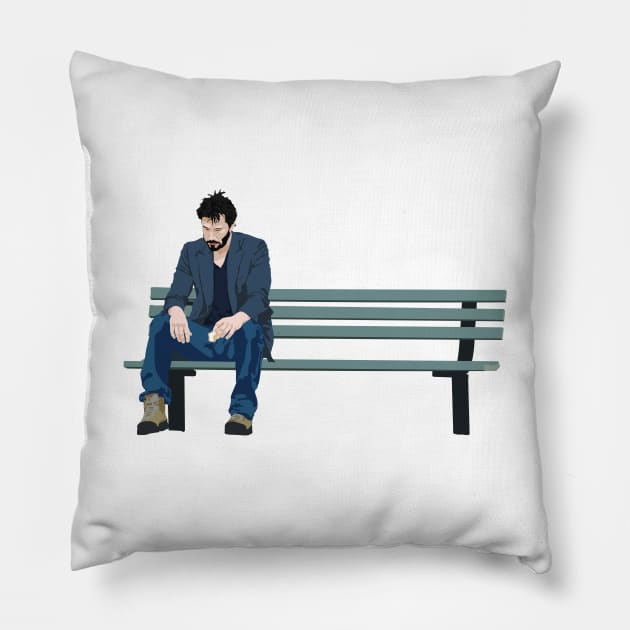 Sad Keanu Pillow by FutureSpaceDesigns