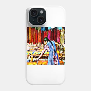 Oaxaca textile pixel professionals ecopop live color photograph Phone Case