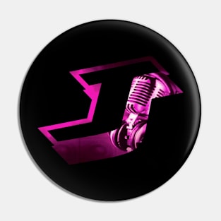 Pink Jswervo Logo Pin