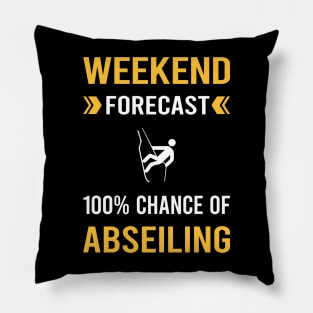 Weekend Forecast Abseiling Abseil Pillow