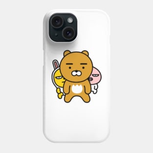 KakaoTalk Friends Muzi, Apeach & Ryan Trio Phone Case