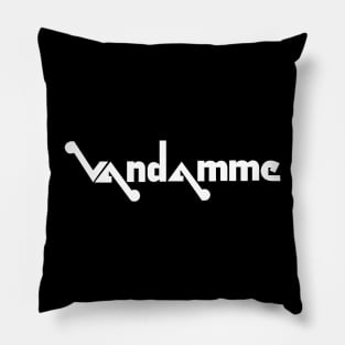 Jean Claude Van Damme - Old VH Logo Style Pillow