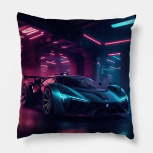 Underground Velocity Sports Car Pillow