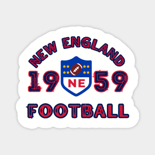New England Football Vintage Style Magnet