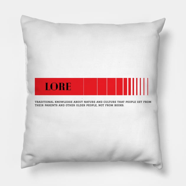 Lore Pillow by  Archikatka.Studio