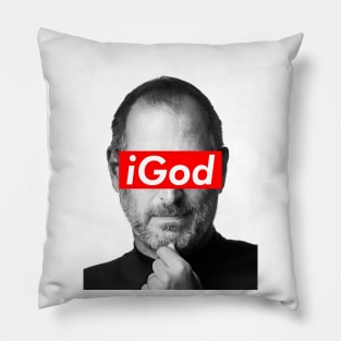 Steve Jobs is the iGod. Pillow