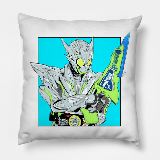 KAMEN RIDER ZERO ONE METAL CLUSTER HOPPER Pillow by Tokuproject