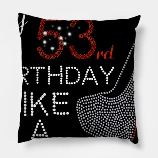 stepping into my 53rd birthday like a boss Pillow