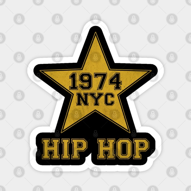 1974 Hip Hop Music Magnet by tepe4su