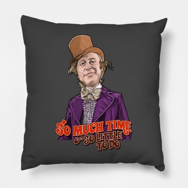 Willy Wonka Pillow by AndysocialIndustries