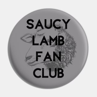 Saucy Lamb Fan Club Pin