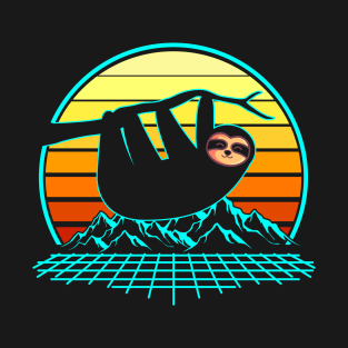 Sloth Vintage Retro 80s Gift T-Shirt